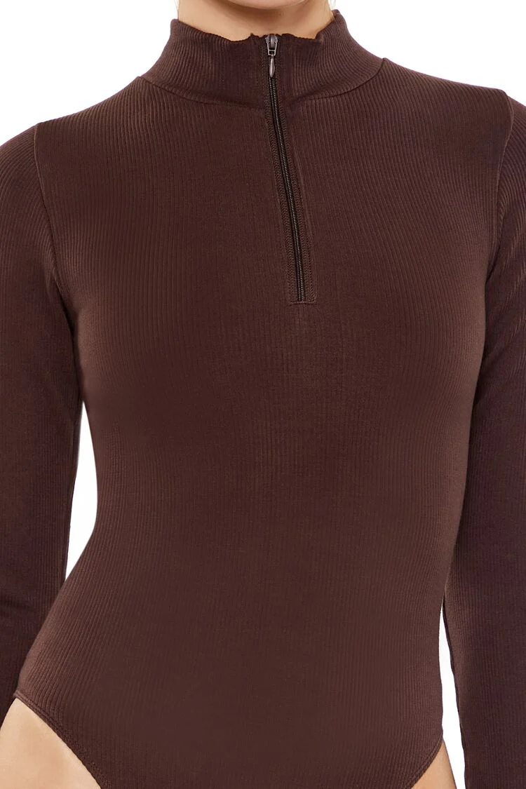 Seamless Half-Zip Bodysuit - Image 13