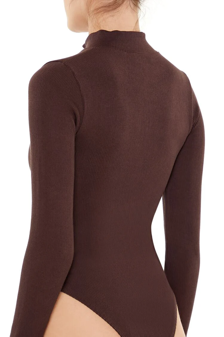 Seamless Half-Zip Bodysuit - Image 15