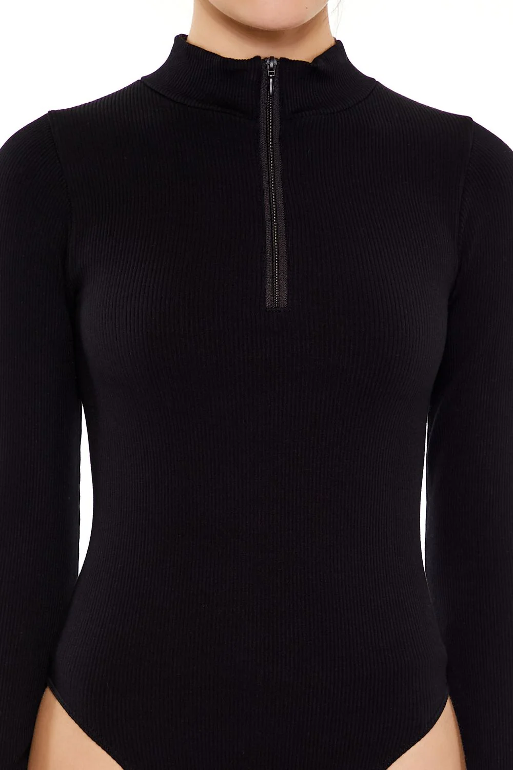 Seamless Half-Zip Bodysuit - Image 3
