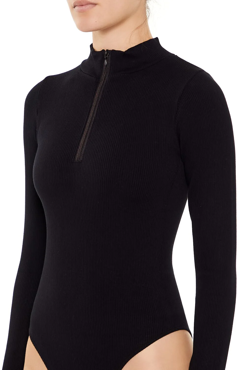 Seamless Half-Zip Bodysuit - Image 4