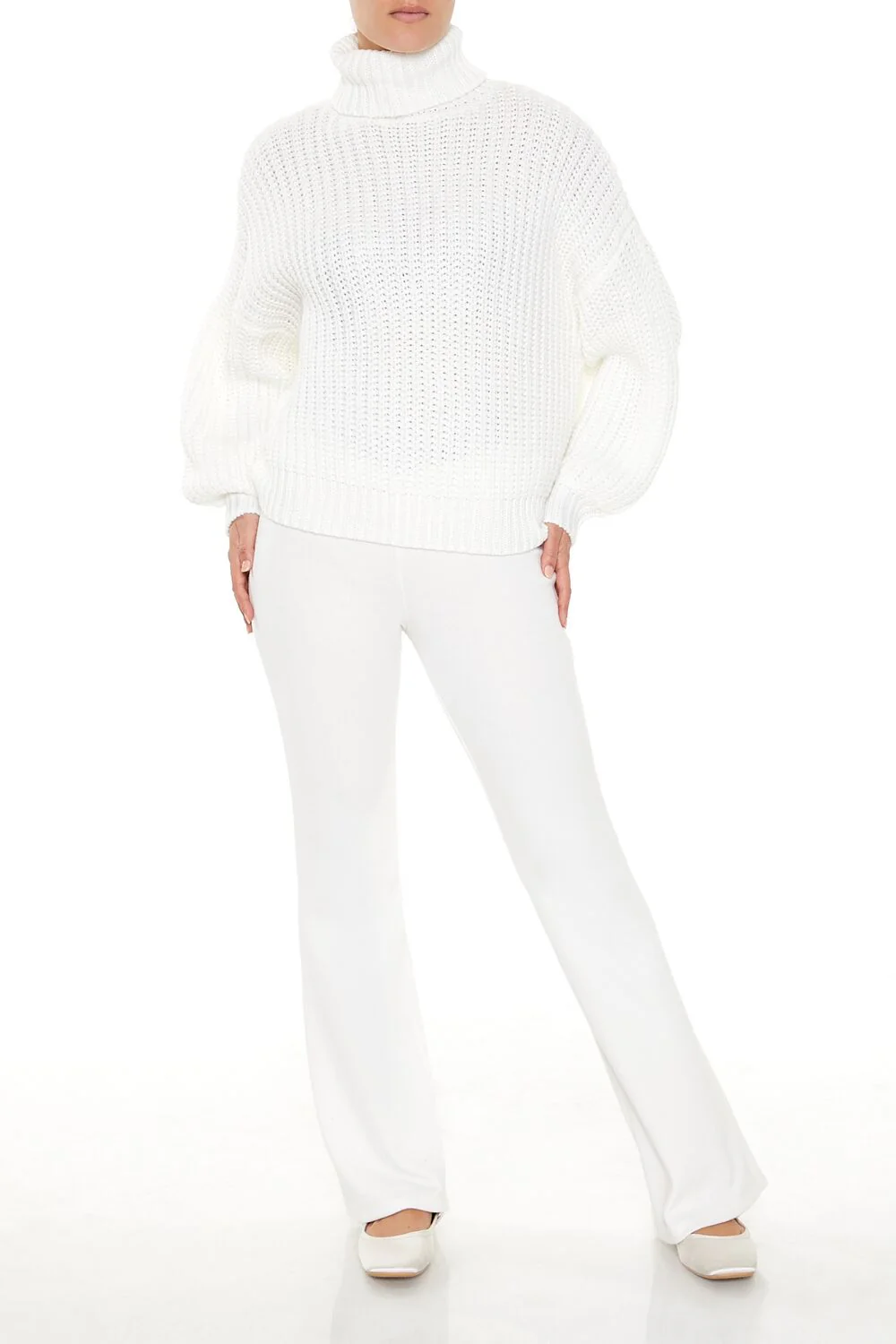 Turtleneck Knit Sweater - Image 2