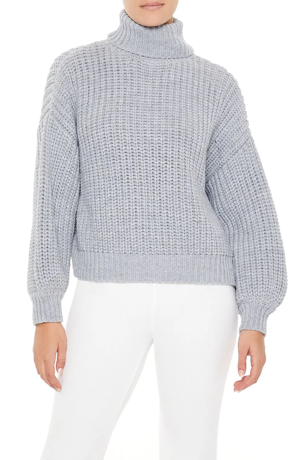 Turtleneck Knit Sweater - Image 6
