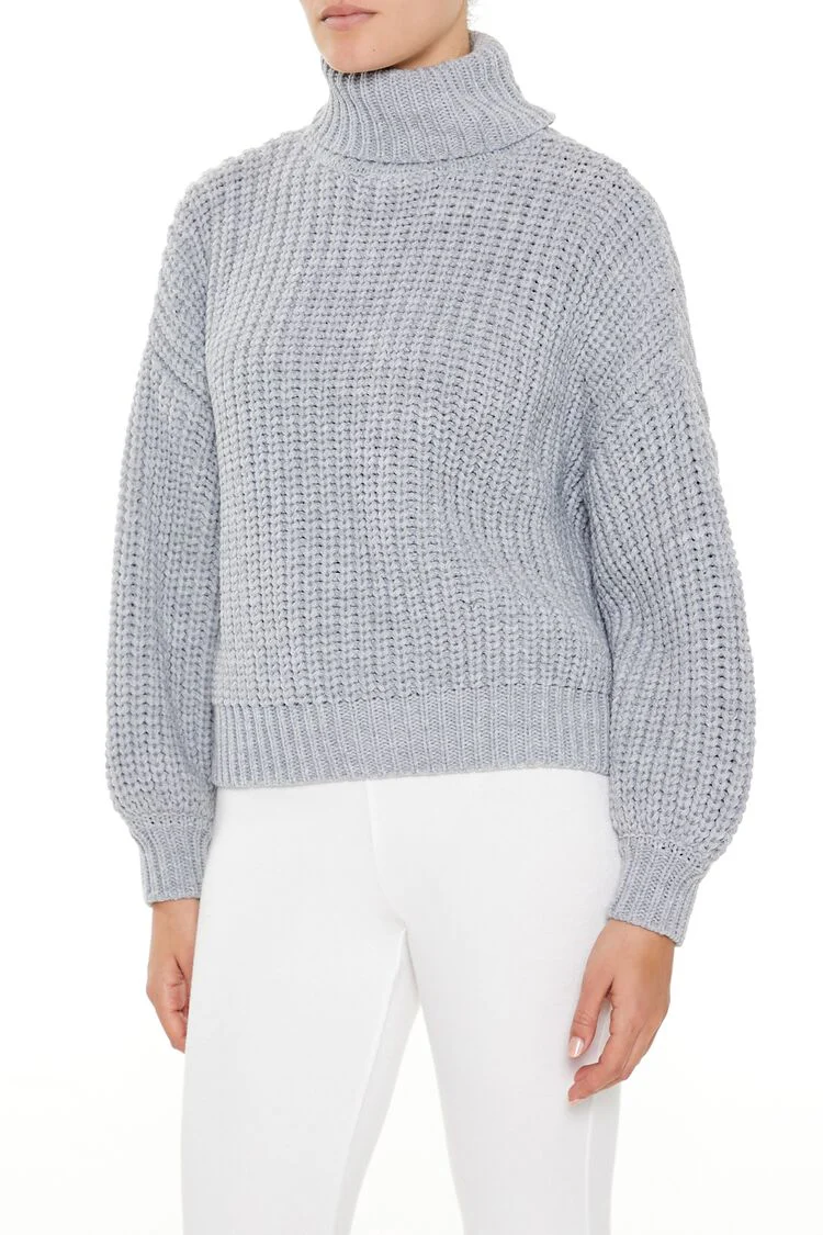Turtleneck Knit Sweater - Image 9
