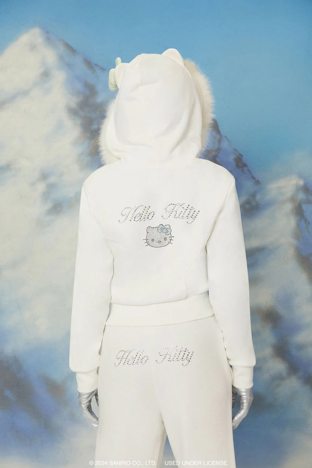 Hello Kitty Faux Fur Zip-Up Hoodie - Image 5