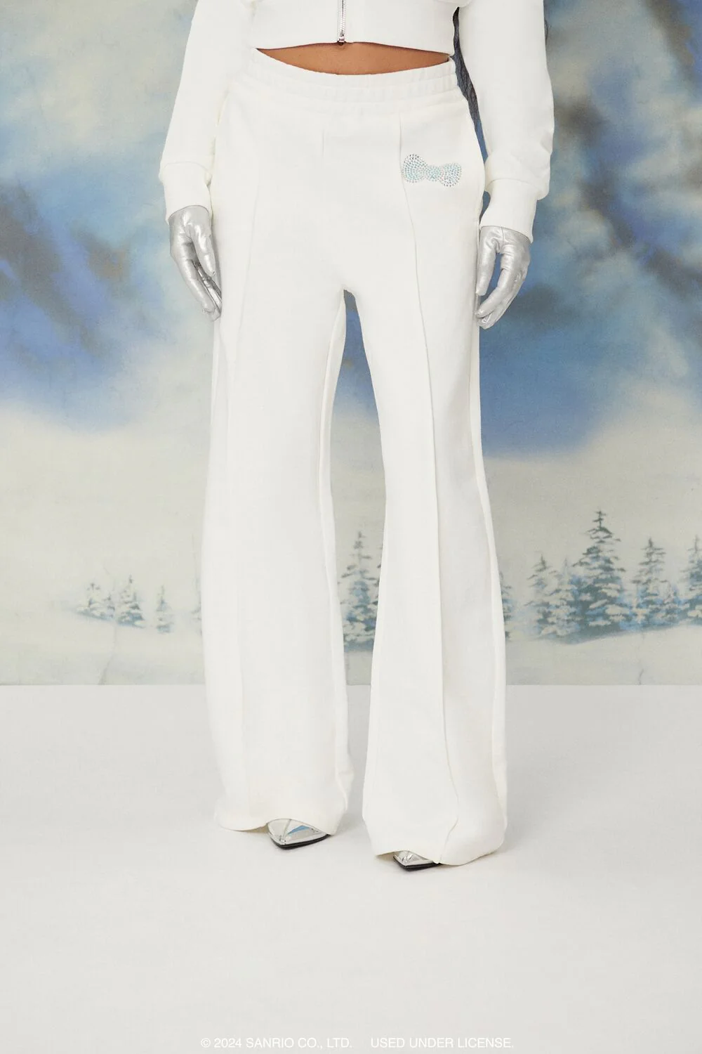 Rhinestone Hello Kitty Sweatpants - Image 2