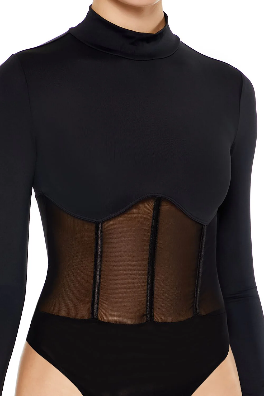 Contour Sculpt Corset Bodysuit - Image 3