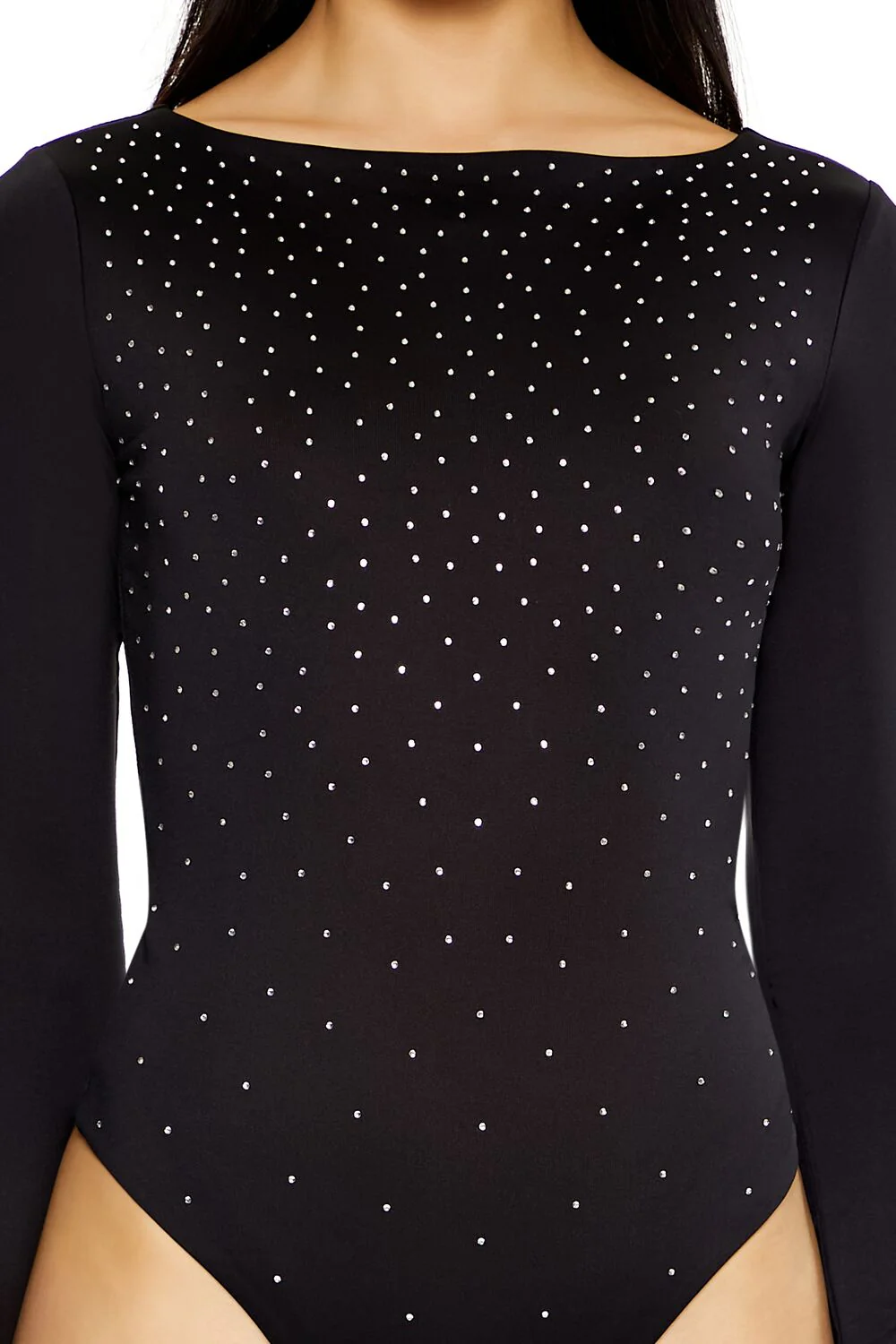 Contour Sculpt Rhinestone Bodysuit - Image 3