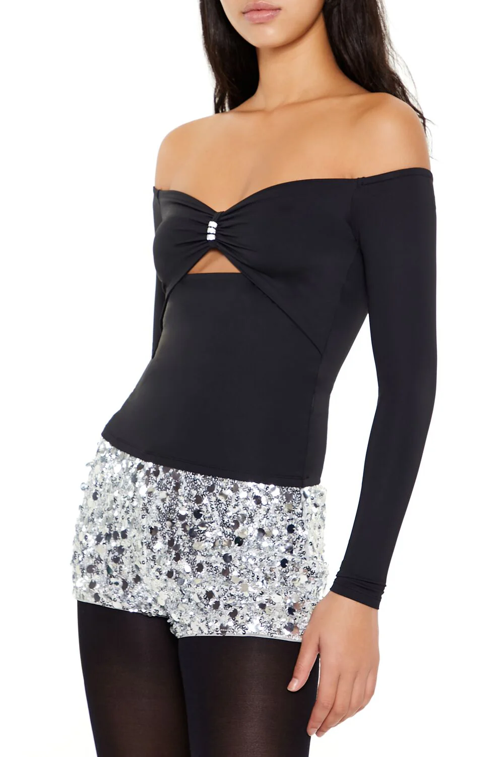 Contour Sculpt Off-the-Shoulder Top - Image 4