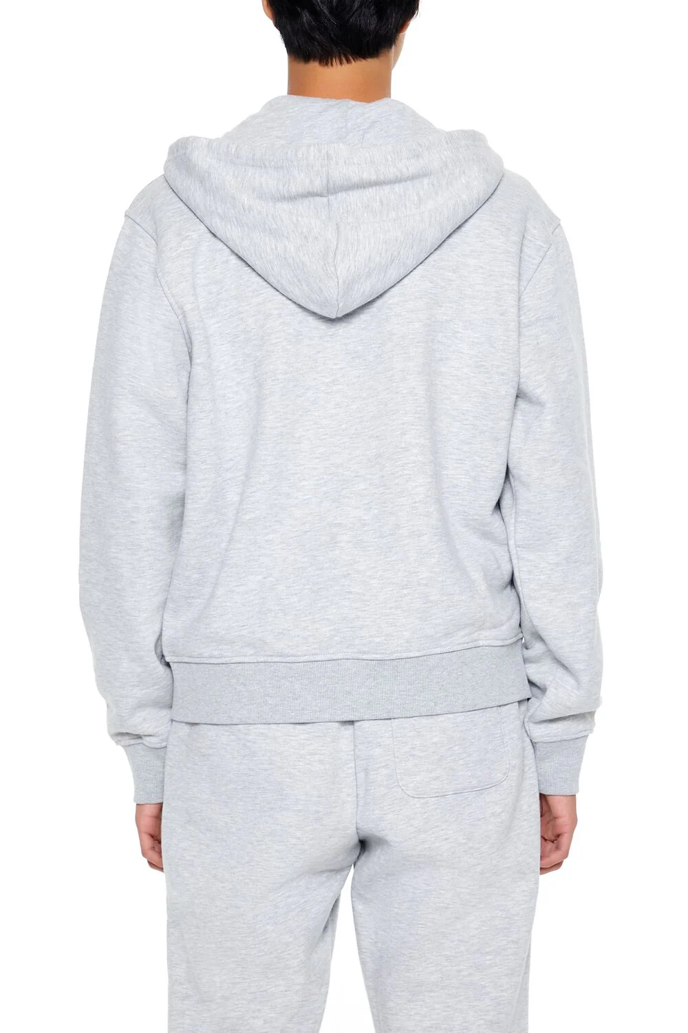 Flocked 1984 Button-Front Hoodie - Image 4
