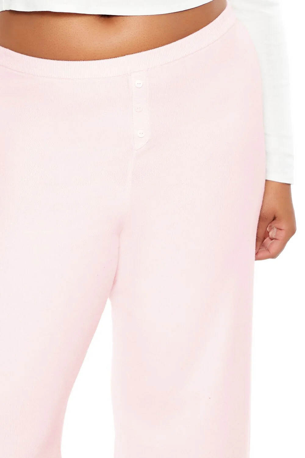 Plus Size Sweater-Knit Wide Pants - Image 4