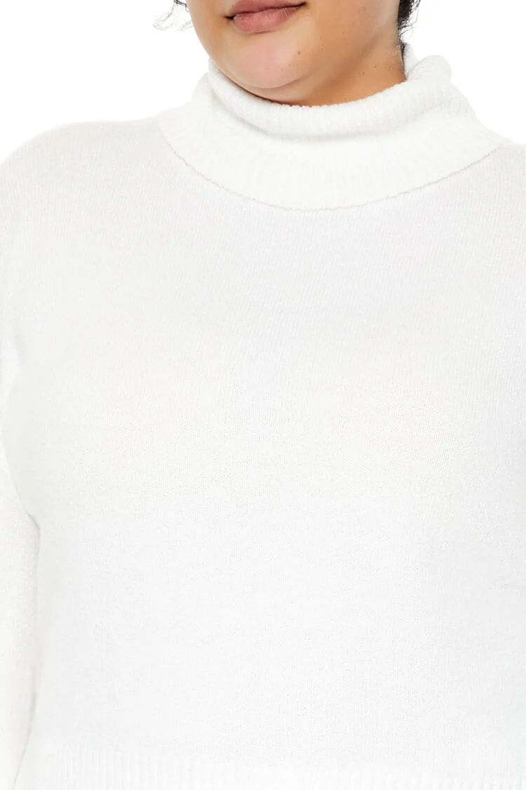 Plus Size Turtleneck Sweater - Image 3
