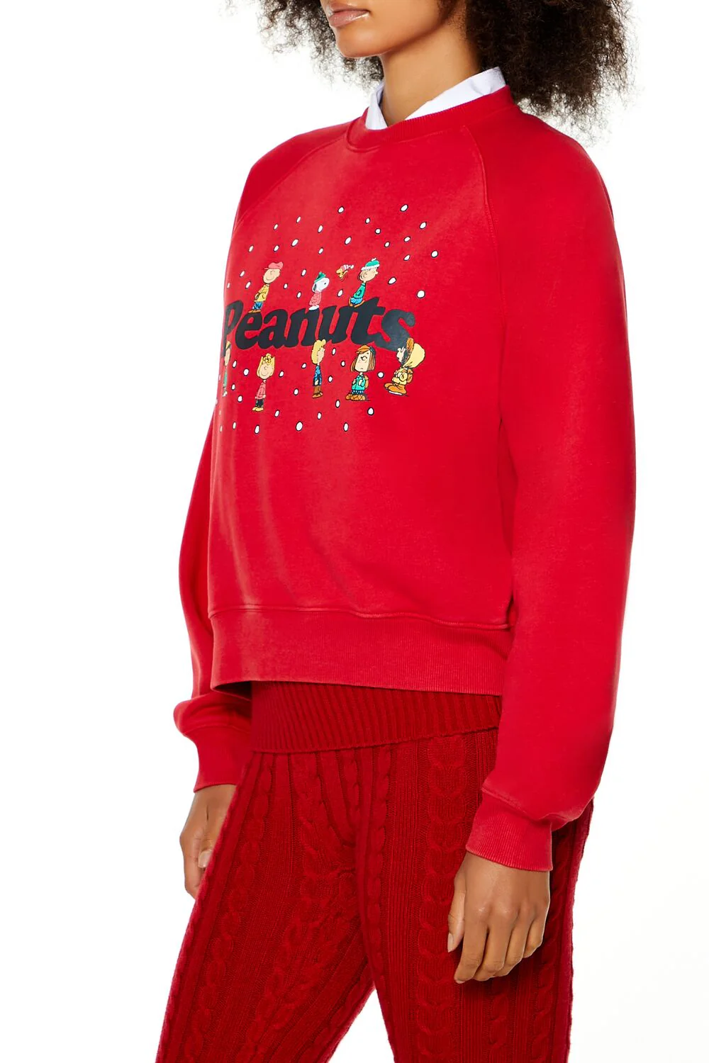 Peanuts Graphic Fleece Pullover - Image 4
