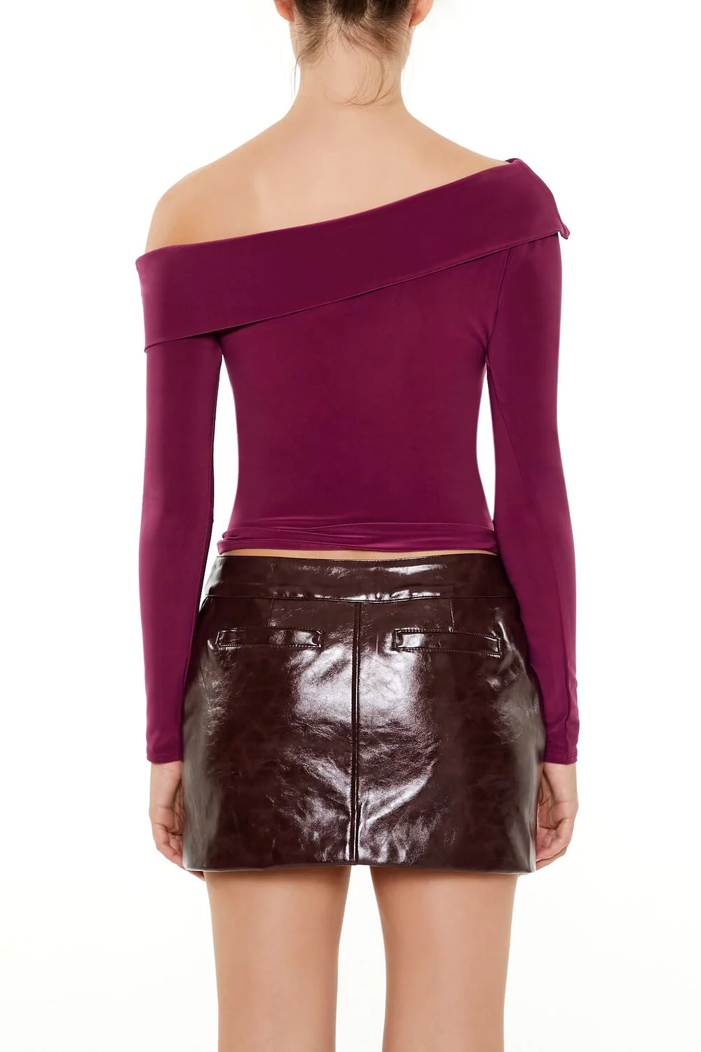 Foldover Off-the-Shoulder Top - Image 10