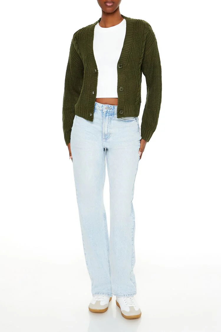 Drop-Sleeve Cardigan Sweater - Image 2
