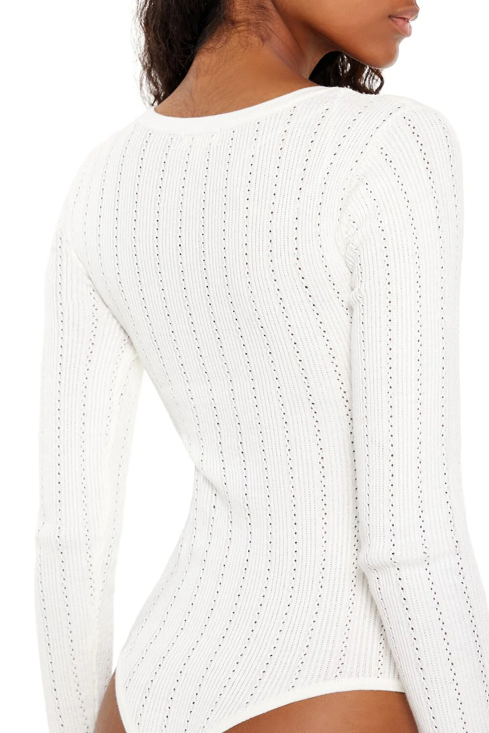 Sweater-Knit Thong Bodysuit - Image 10