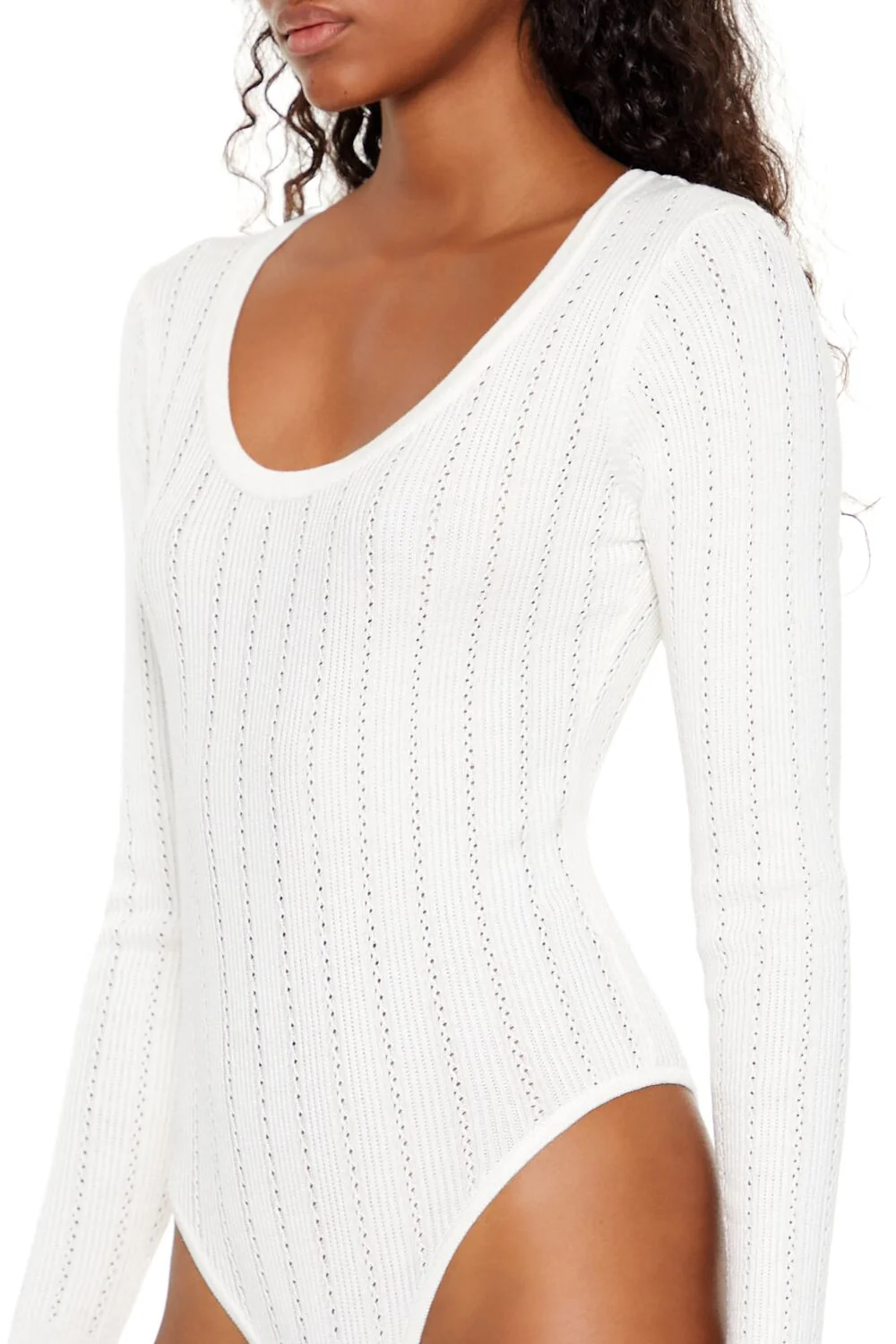 Sweater-Knit Thong Bodysuit - Image 9