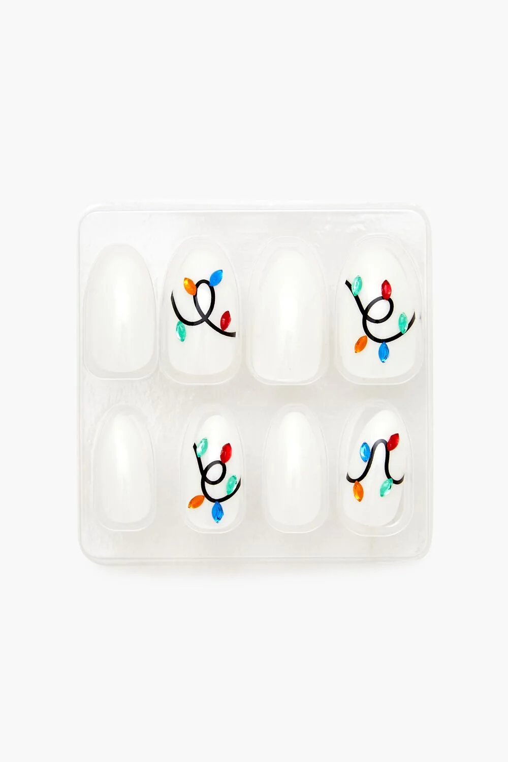 Christmas Lights Press-On Nails - Image 3