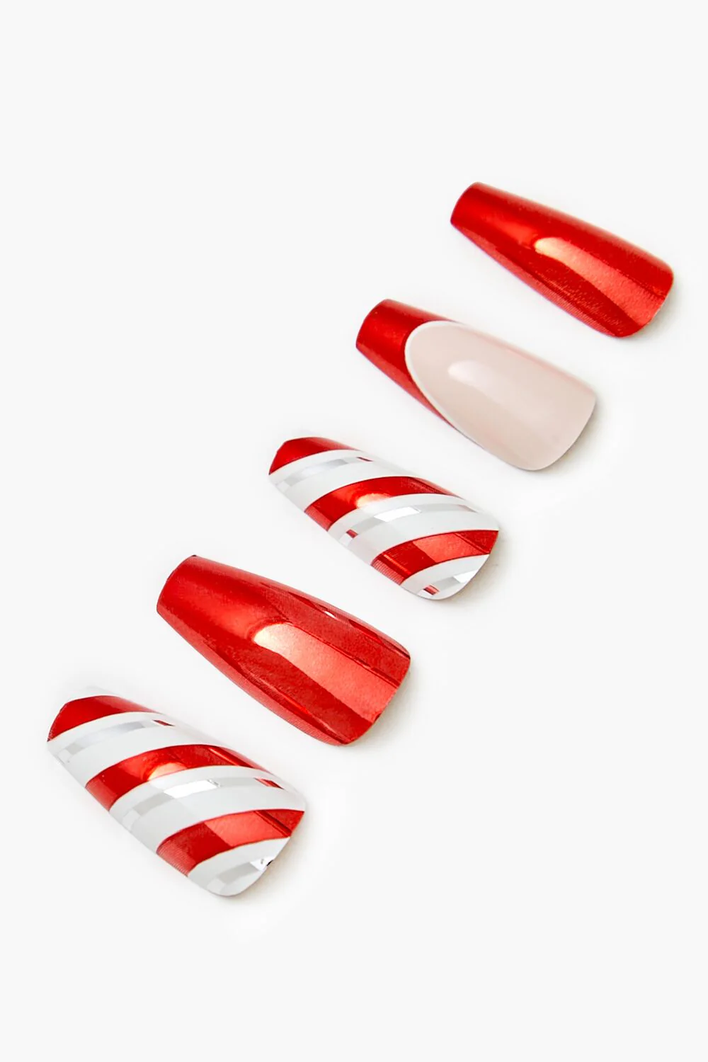 Peppermint Candy Press-On Nails - Image 3