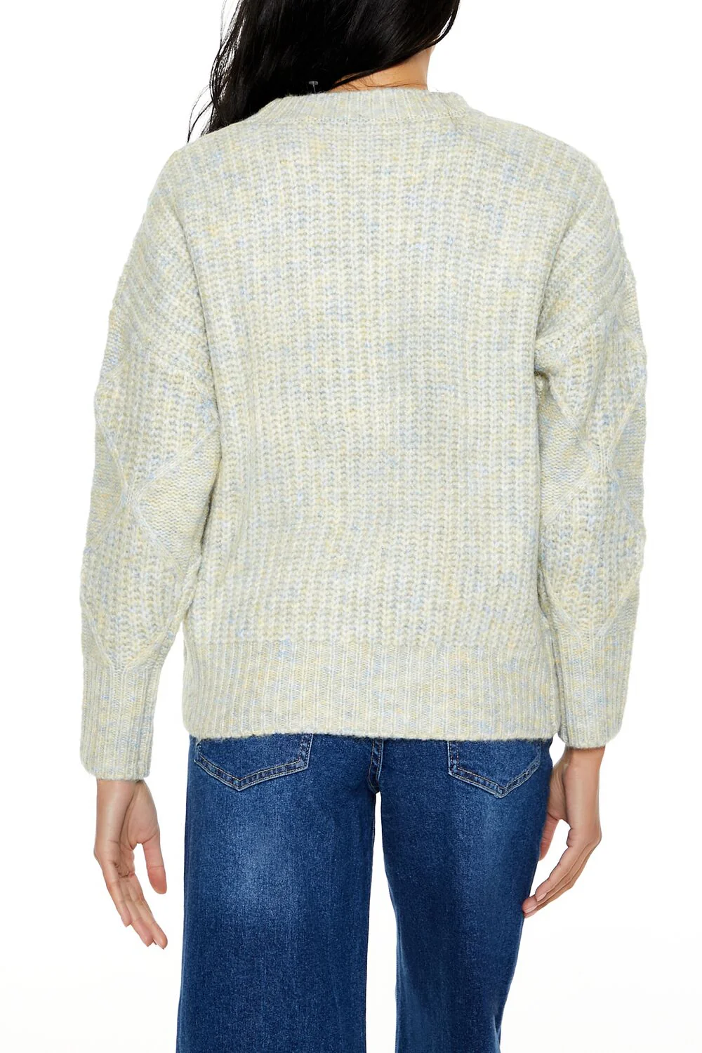 Textured Marled Knit Sweater - Image 10