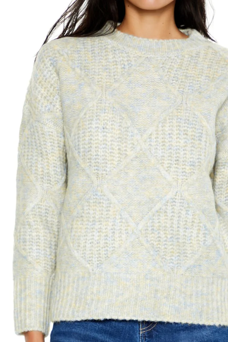 Textured Marled Knit Sweater - Image 8