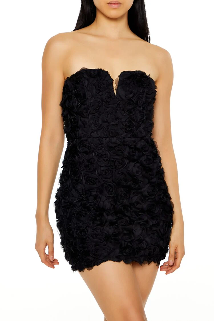Rosette Mini Tube Dress - Image 2