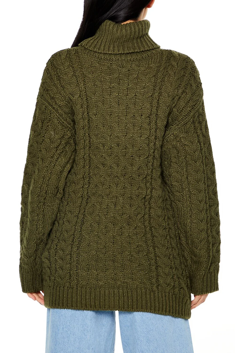 Cable Knit Turtleneck Sweater - Image 10