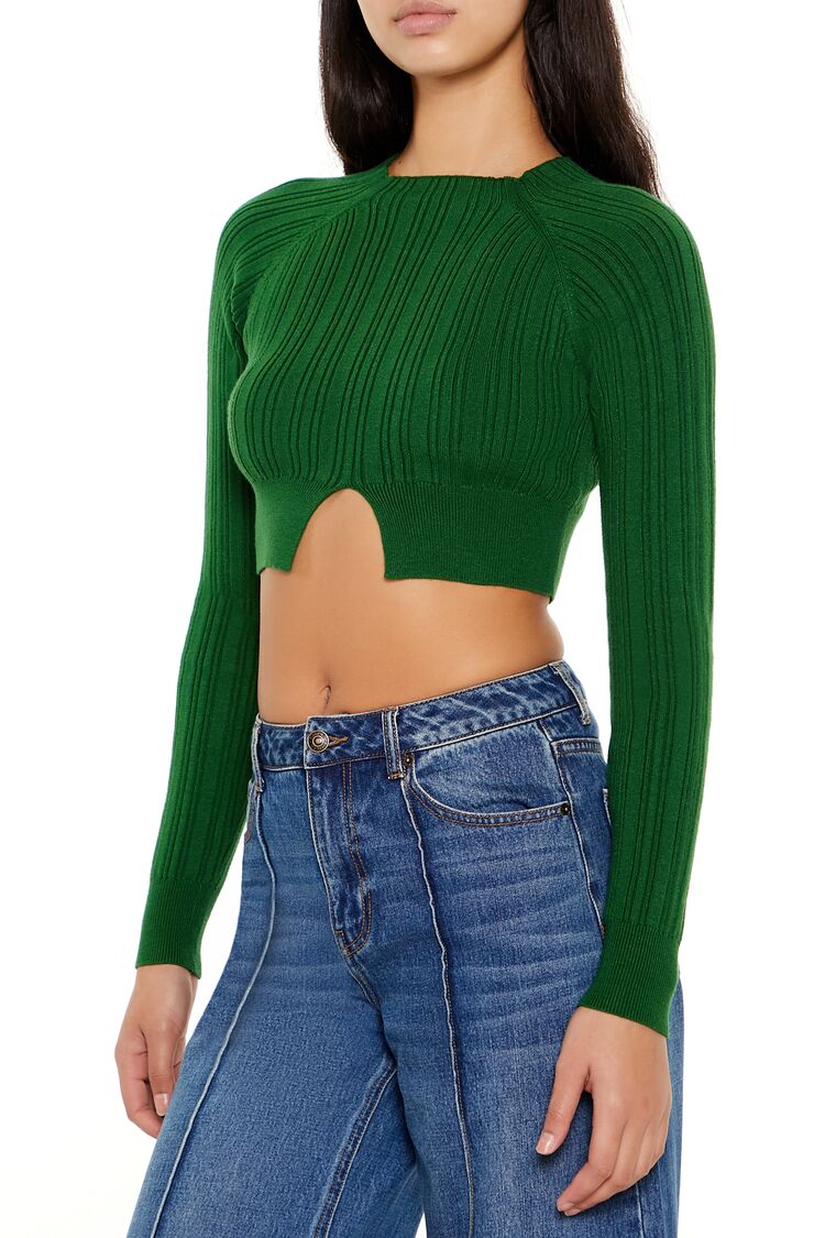 Ribbed Cutout Sweater - Image 9