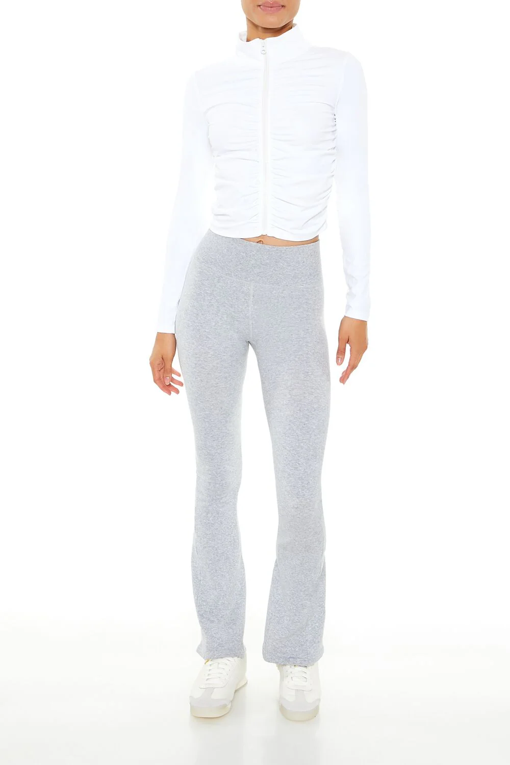 Active Ruched Zip-Up Jacket - Image 2