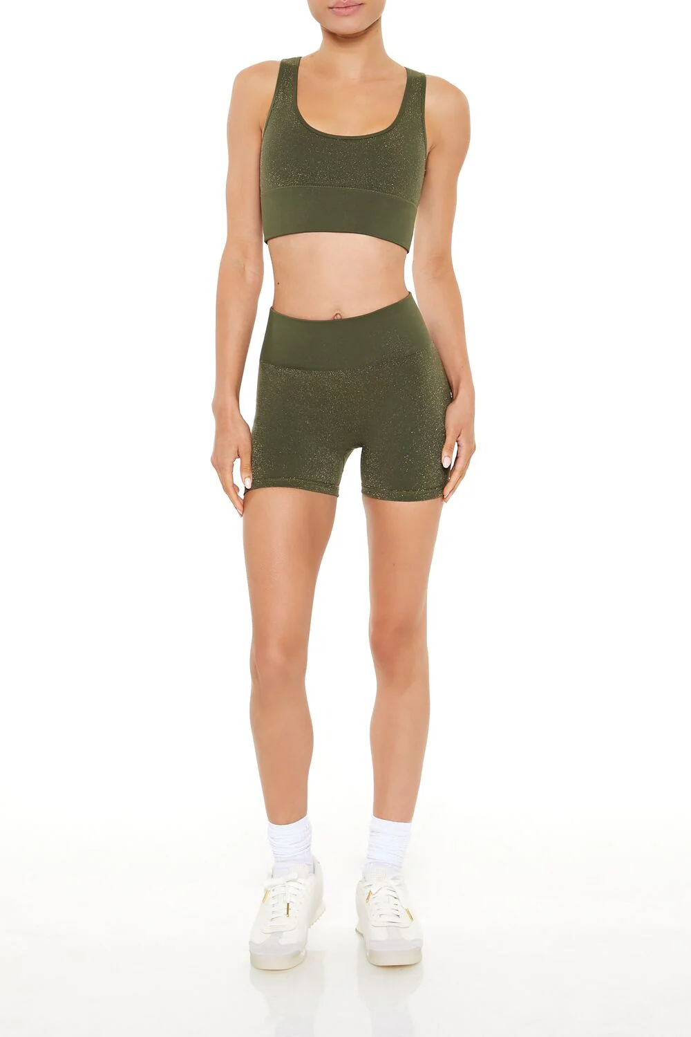 Active Seamless Glitter Sports Bra - Image 2