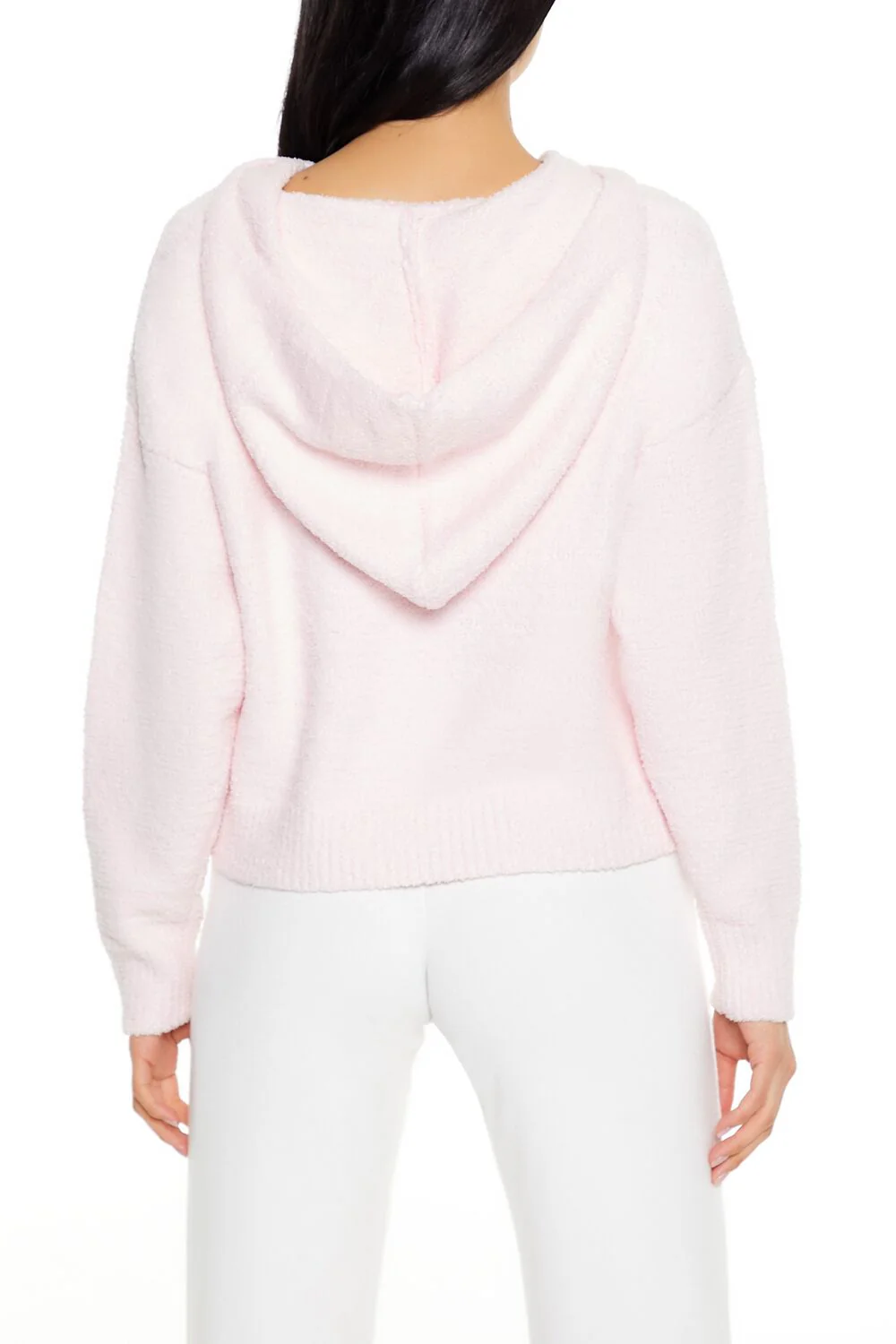 Hooded Lace-Up Sweater - Image 10
