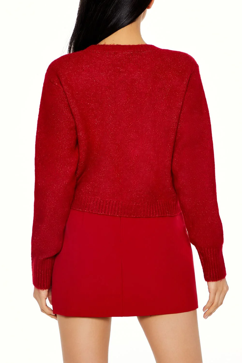 Cropped Crew Sweater - Image 10