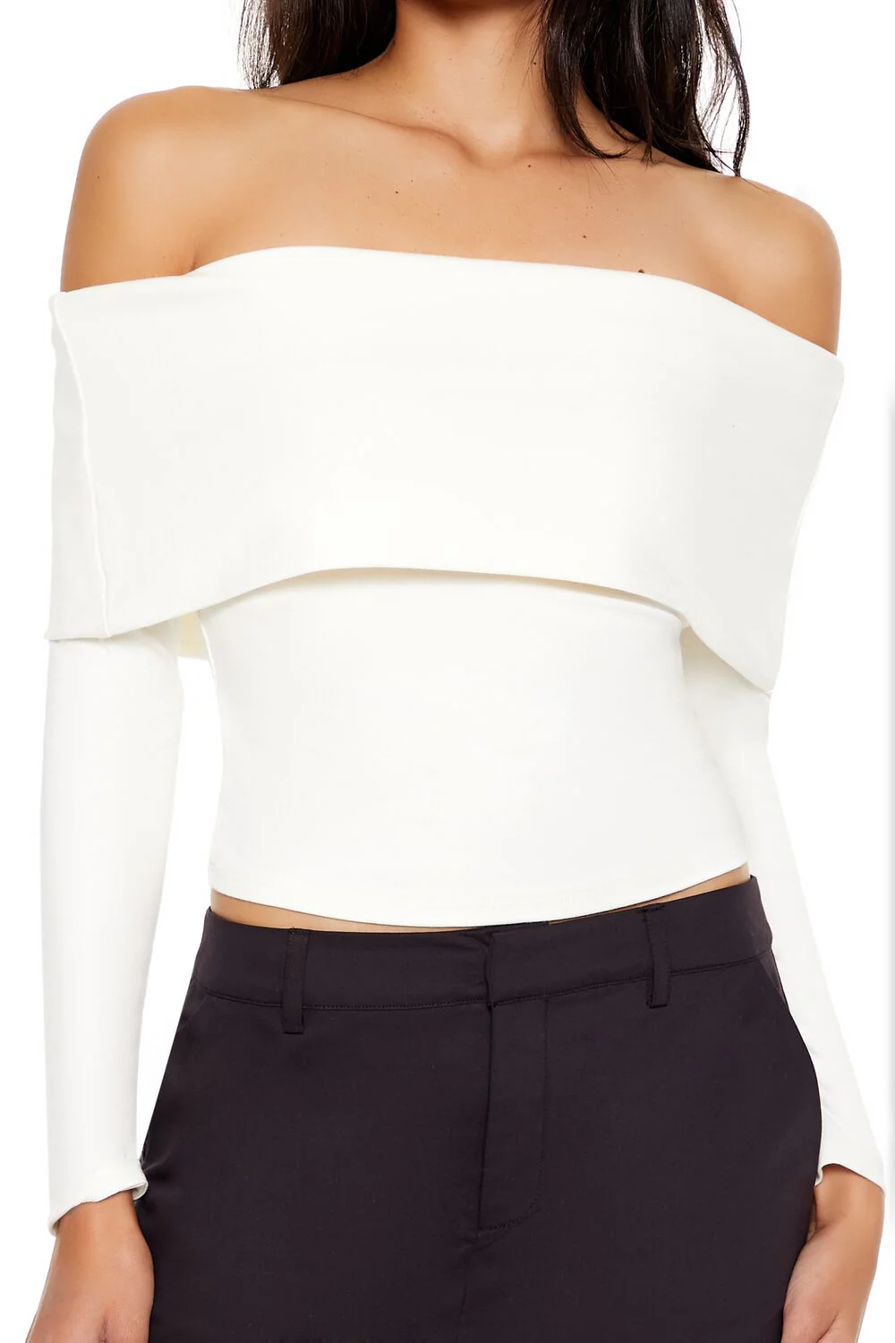Off-the-Shoulder Crop Top - Image 3