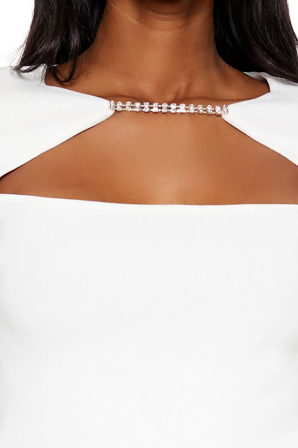 Faux Gem Cutout Sweater - Image 8