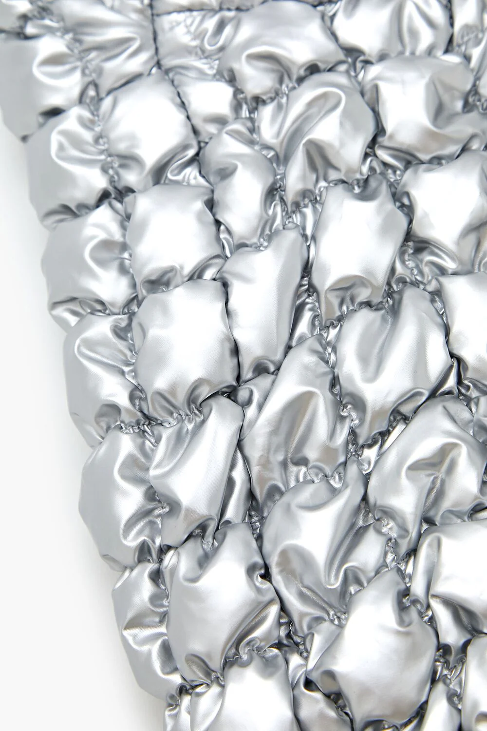 Quilted Metallic Tote Bag - Image 4