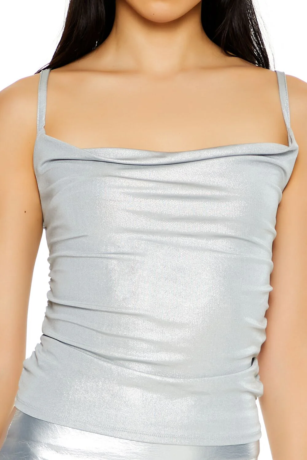 Metallic Ruched Cami - Image 3