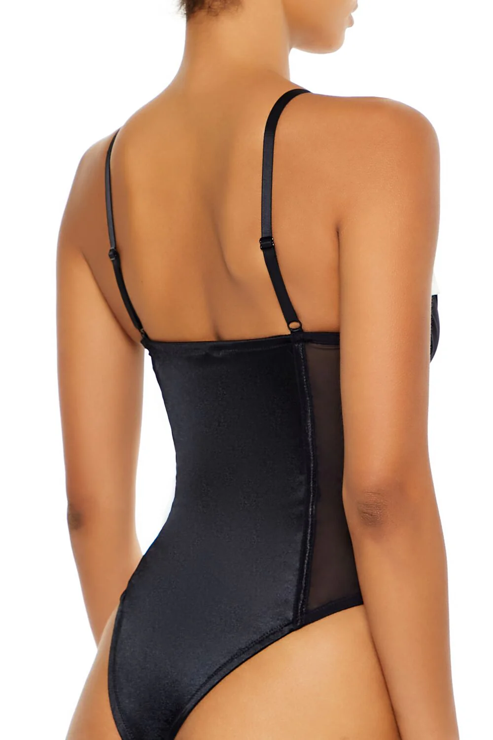 Bow Satin Lingerie Bodysuit - Image 5