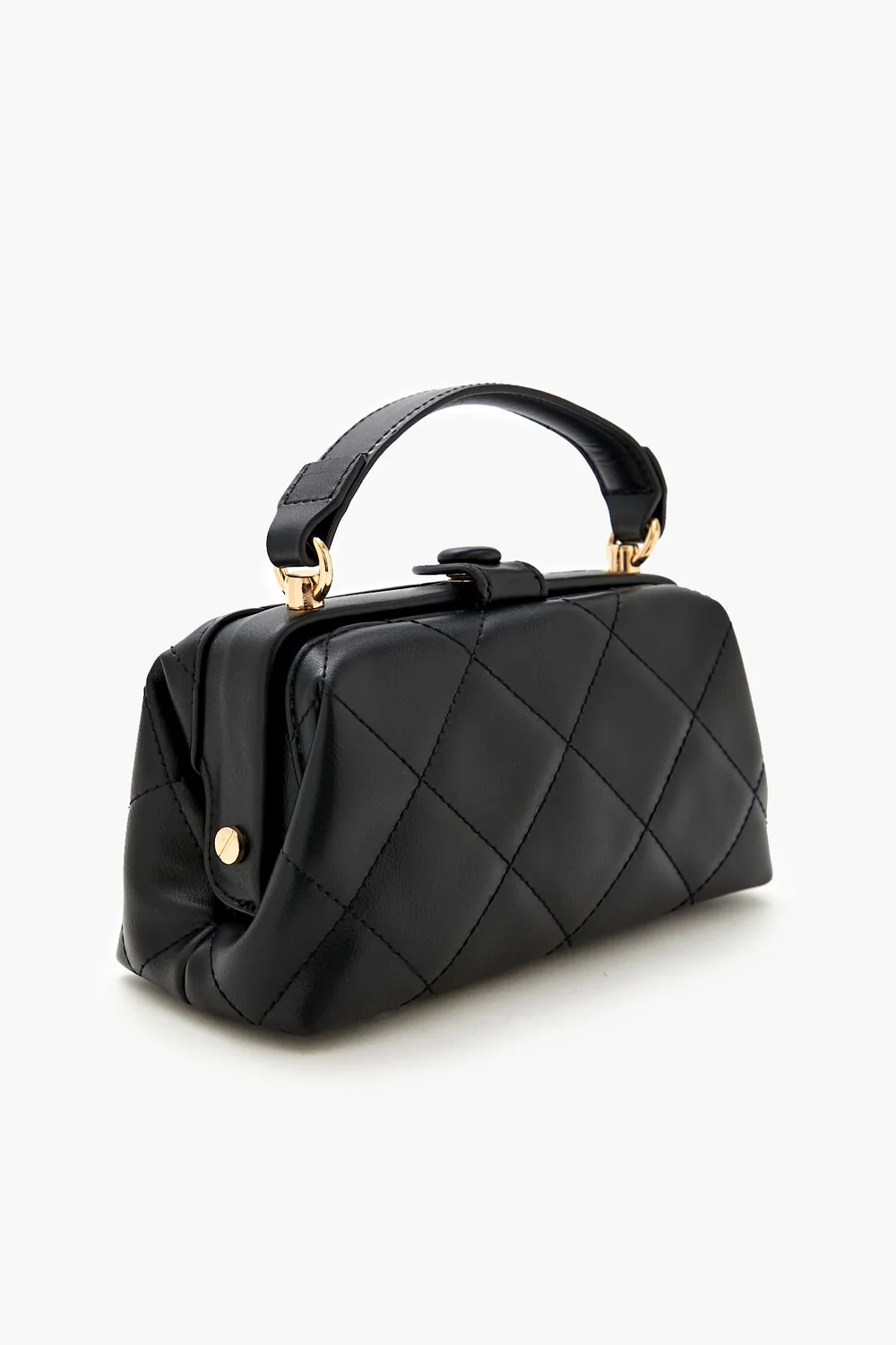Quilted Faux Leather Crossbody Bag - Image 2