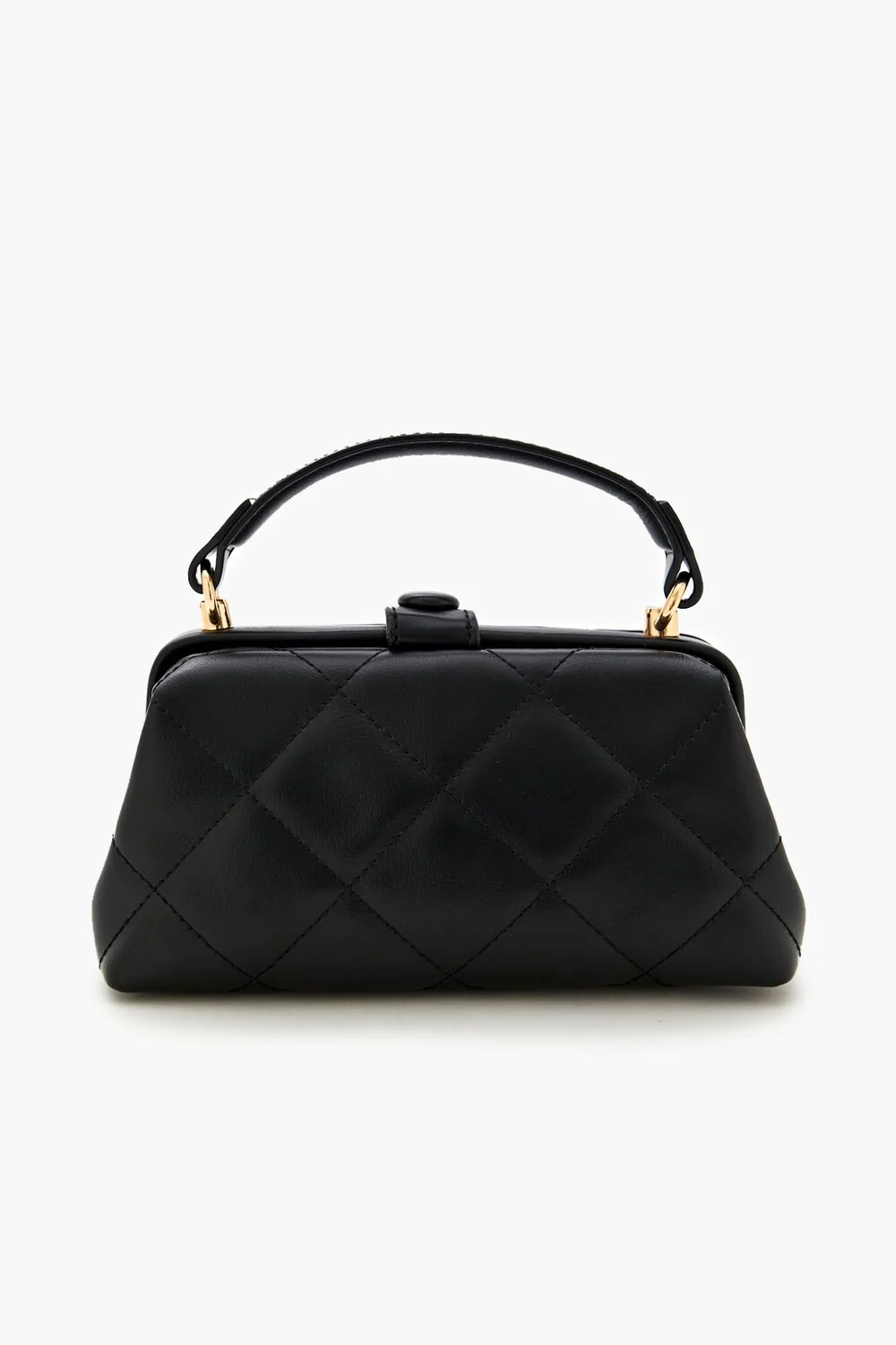Quilted Faux Leather Crossbody Bag - Image 4