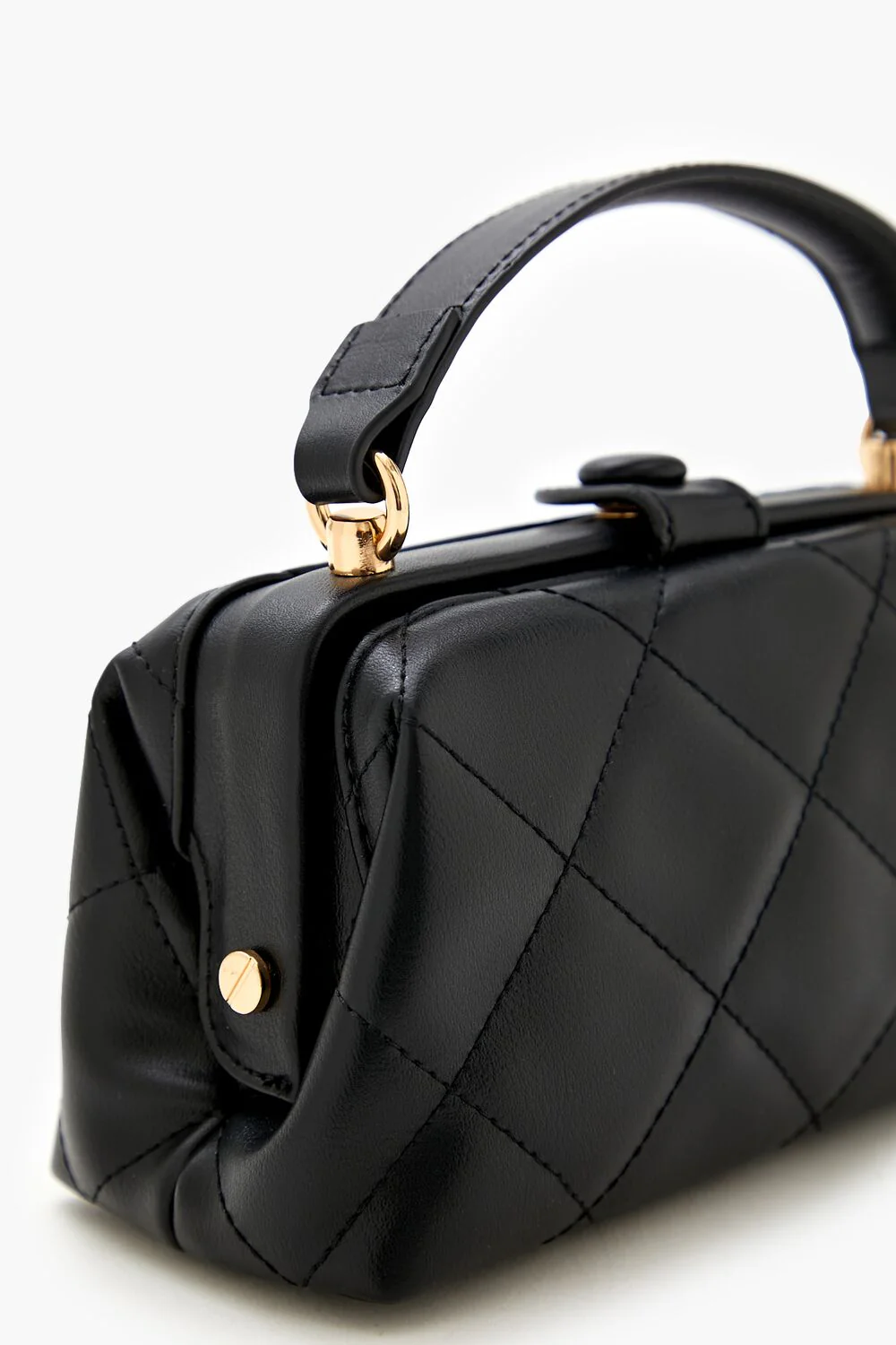 Quilted Faux Leather Crossbody Bag - Image 5