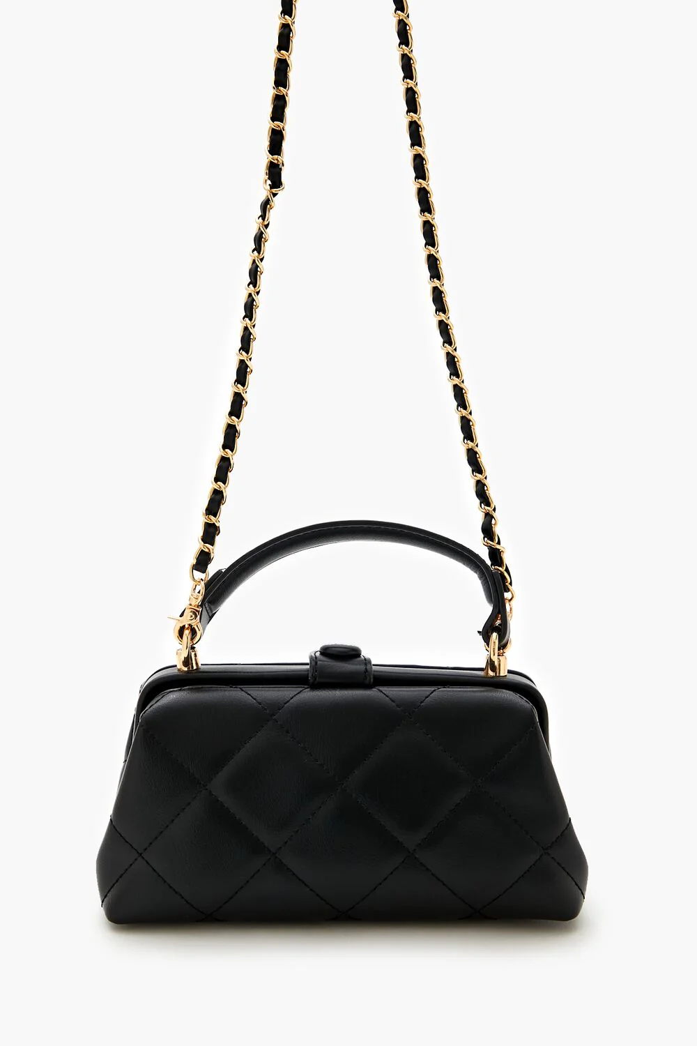 Quilted Faux Leather Crossbody Bag - Image 6