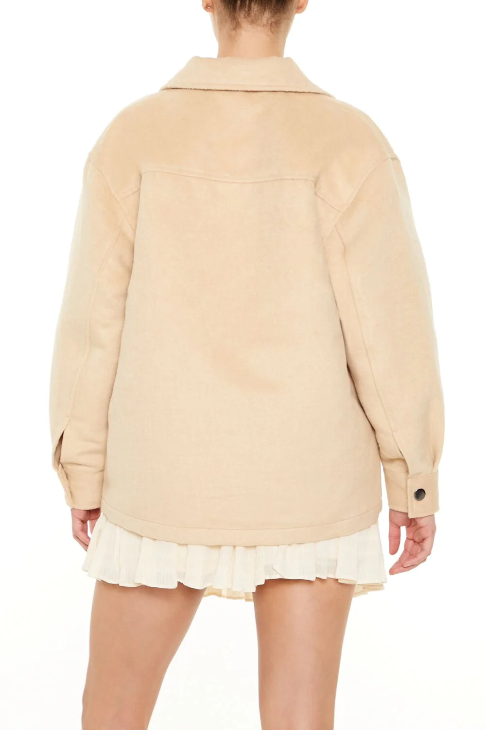 Plus Size Faux Suede Shacket - Image 10