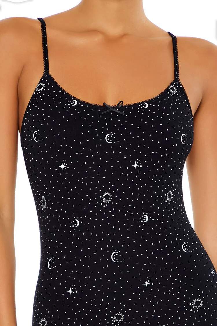 Seamless Moon & Star Lingerie Romper - Image 5