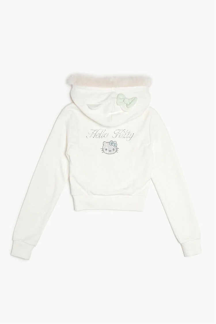 Girls Hello Kitty Zip-Up Hoodie (Kids) - Image 2