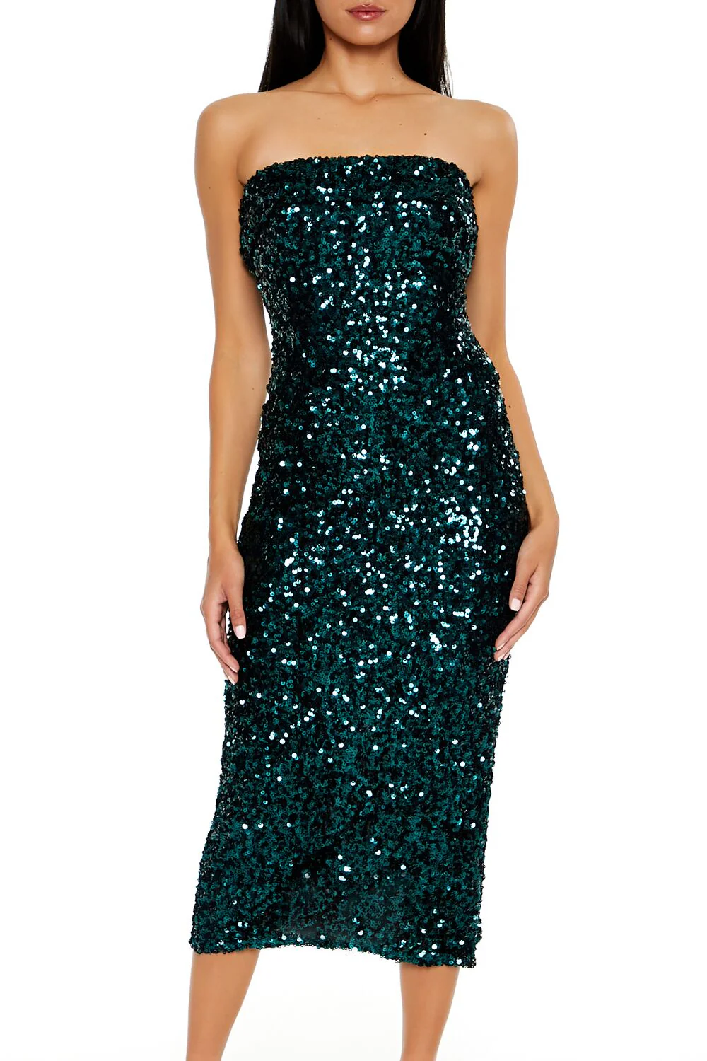 Sequin Bodycon Tube Dress - Image 7