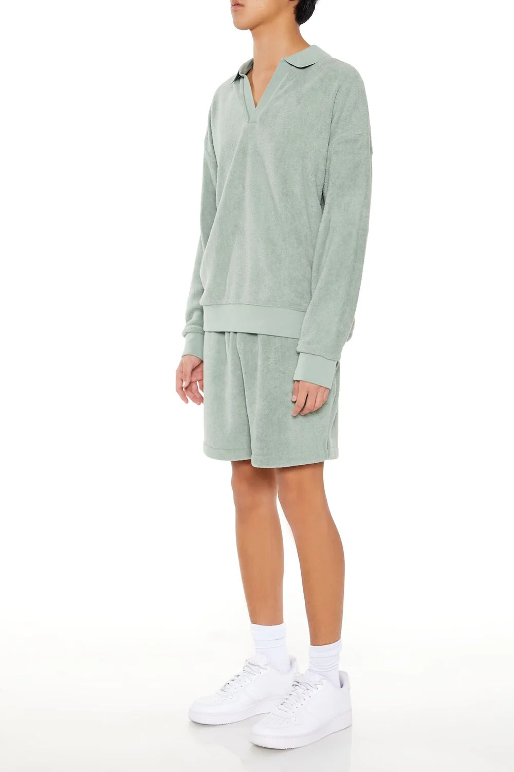 Allover Warm & Fuzzy Drawstring Shorts - Image 3