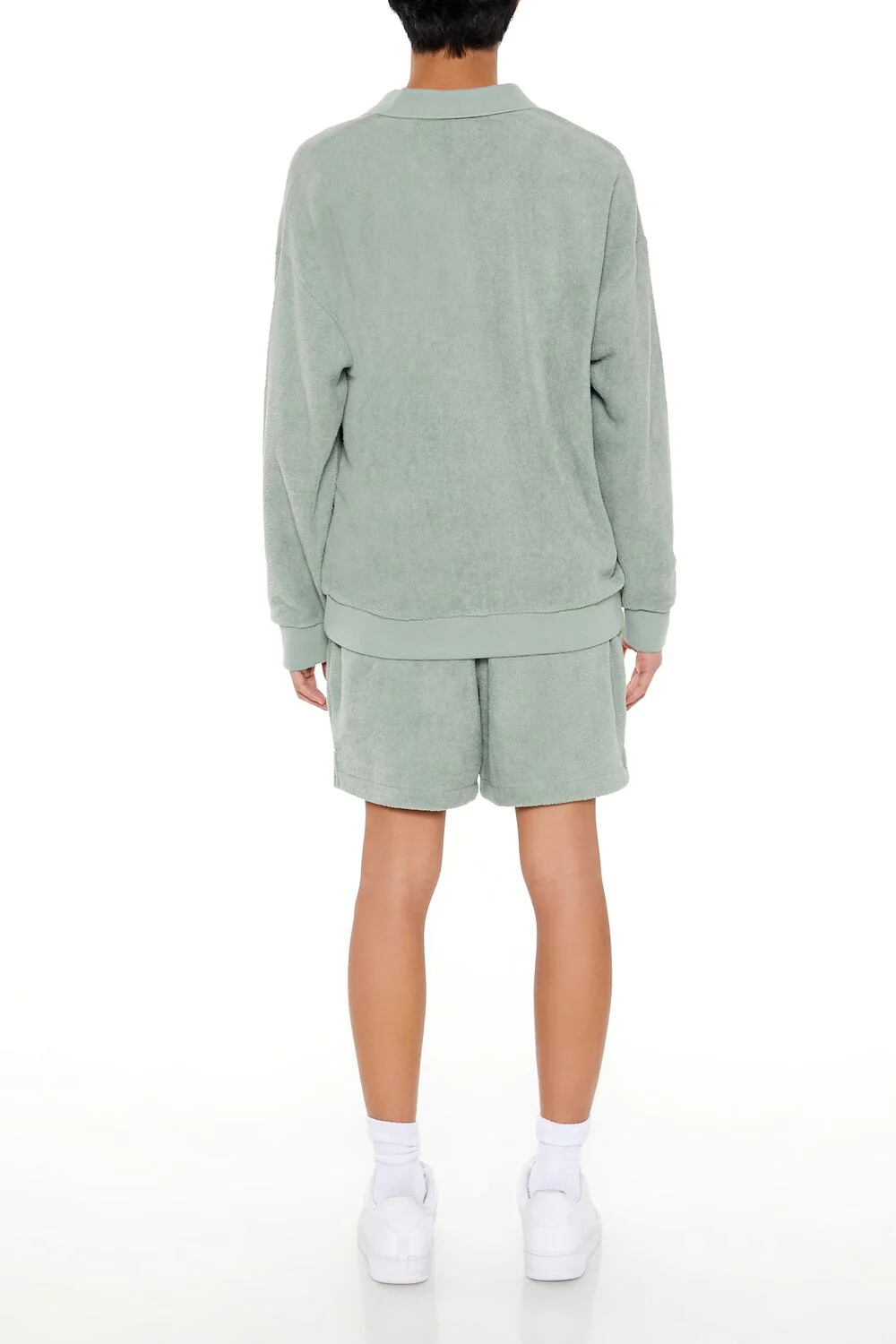 Allover Warm & Fuzzy Drawstring Shorts - Image 4