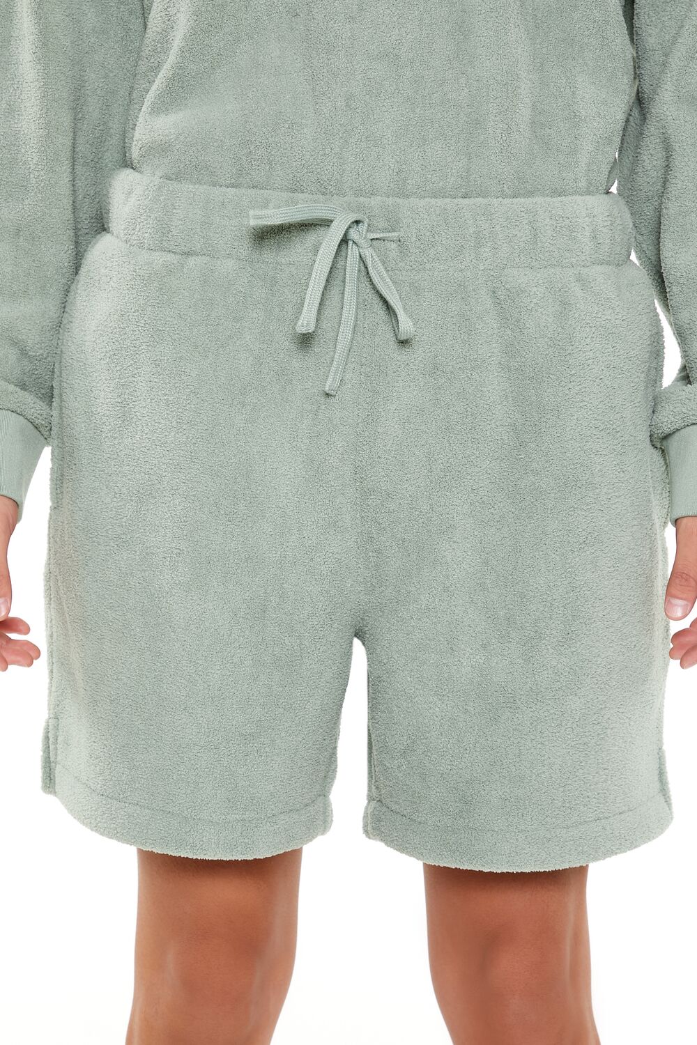 Allover Warm & Fuzzy Drawstring Shorts - Image 5