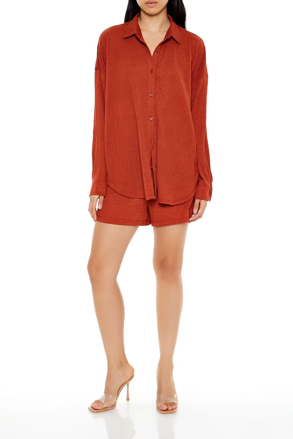 Textured Shirt & Shorts Set - Image 7