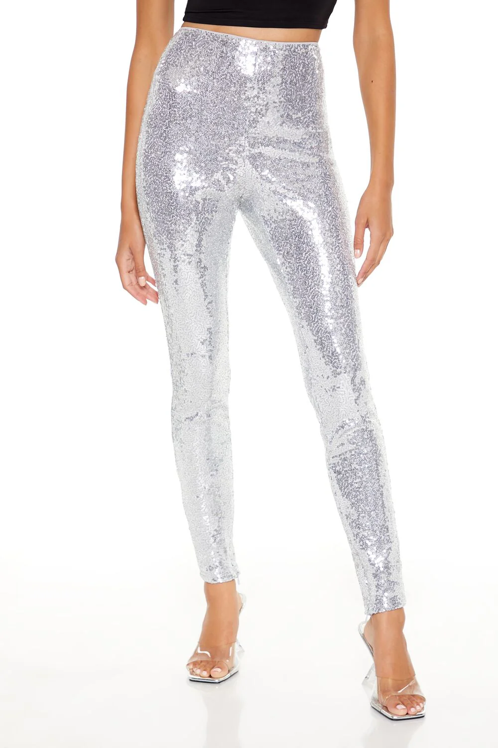 Sequin High-Rise Leggings - Image 12