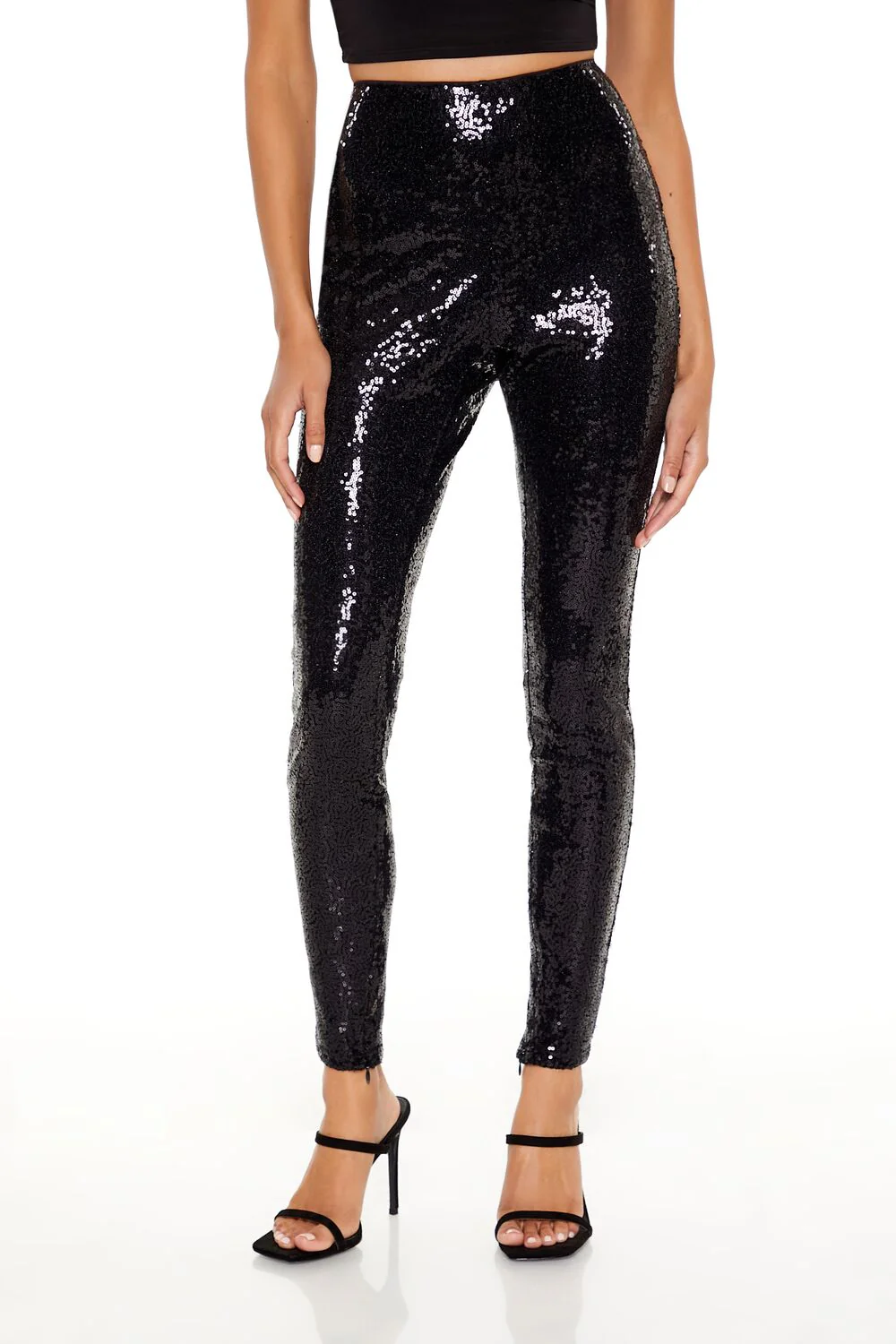 Sequin High-Rise Leggings - Image 2